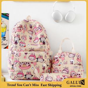 GALUIN 3-pack ultralight and durable breathable polyester backpack with embossed curved shoulder straps