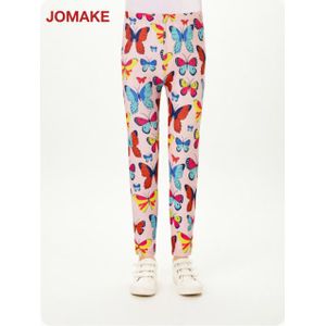 JOMAKE Girls' bottoms, 2-9 years old, pink bottom butterfly, skinny slim fit