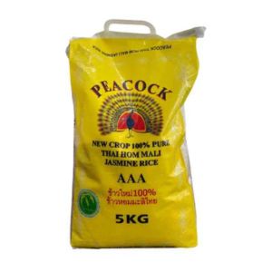 Peacock Thai Jasmine  Rice 5kg 