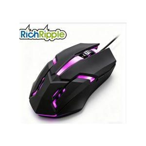 RichRipple Colorful Led Wired Mice Ergonomic Business Mouse 5500 DPI Gaming Mouse With Backlight for Computer Laptop PC
