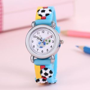 New Fashionable Colorful Cartoon Soccer Student Youngsters's Quartz Digital Watch
