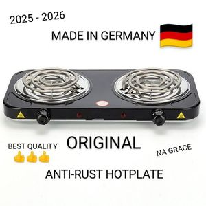 3000W 2 in 1 High Quality Professional Electric Hotplate - Black