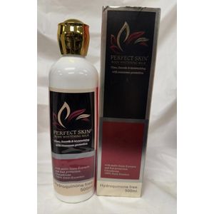 Perfect Cosmetics Perfect Skin Body Whitening Milk 500ml - Glutathione + SPF + Multi-Fruit Extracts Hydroquinone Free