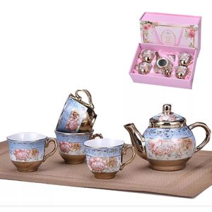 Exquisite Teapot Set Ceramic Teapot/Kettle + 4 Teacups