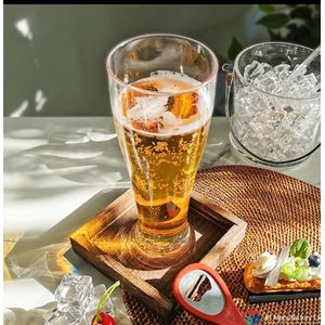 Ghani 6pc white glass cup 