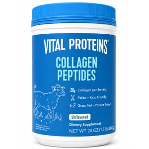 Vital Nutrients Vital Proteins Collagen Peptides – 20g Collagen per Serving – Unflavored – 24 oz (680g)