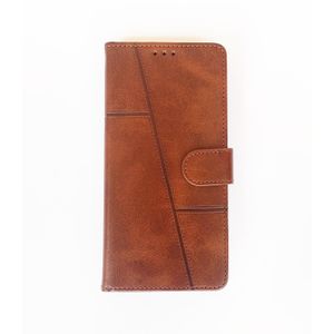 Samsung Leather style Flip cover case for Galaxy A17 Color Brown 