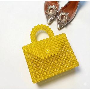 Beads BAG ETTA IN YELLOW 