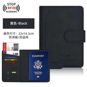 Passport Cover Holders - Black