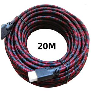 SIKITUT 20m HDMI Cable 2.0 Ultra HD Gold-Plated Shielded High Speed 4K HD TV Cable 
