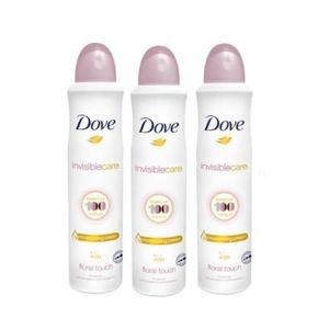 Dove Spray 250ml Invisible Care (Pack Of 3)