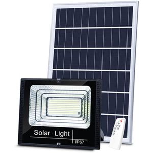 2-In-1 Solar-Powered Outdoor LED Floodlight Set, Waterproof IP65 Solar Street Light with Solar Panel, Motion Sensor Security Light with Remote Control, Rechargeable Dusk to Dawn Wall Light for Homes, Gardens, Garages, Shops & Compounds - 400W