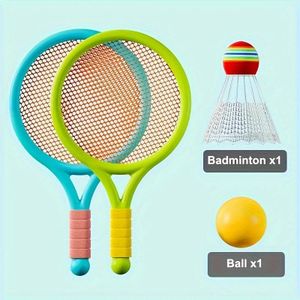 Badminton Racket and Shuttlecock Set – Indoor and Outdoor Sports Equipment, Ideal as an Educational and Fun Gift