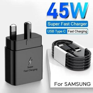Samsung Super Fast USB-C to USB-C Travel Charger Adapter – 25W with Type-C Cable - Black