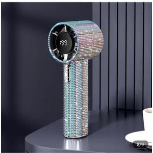 AD 1pc Classic Mini Handheld Wedding USB Rechargeable Fan - Multicolour 