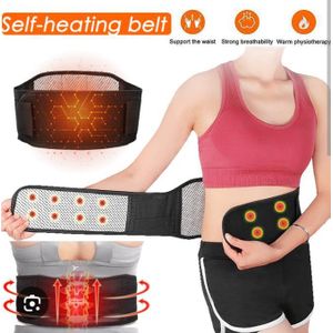 AD Multifunctional Lumber Waist Heating Brace for Pain Relief- Multicolour