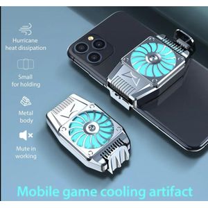Classic Universal Mini Mobile Phone Cooling Fan Radiator Turbo Hurricane Game Cooler Cell Phone Cool Heat Sink For IPhone/Samsung/Xiaomi