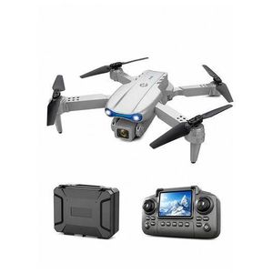 Foldable Drone with HD Camera & Screen Remote – Altitude Hold, One-Key Takeoff, Portable Quadcopter for Beginners & Kids - Grey