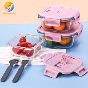 Cookware Superior Glass Food Kitchen Storage 3 Container Set