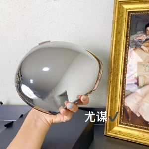Luxury Metallic Sphere Clutch Bag-Silver