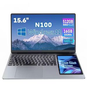Laptop With Dual Screen-Grey