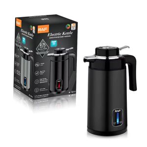 RAF 2L Thermostatic Electric kettle that Keep water Warm  -Black