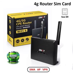 MTN Telecel AT LTE 4G Wireless WiFi Router with 4000mAh Battery - Black