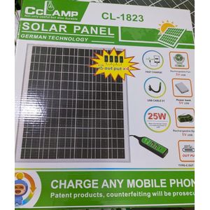 CL-1823 Charge Solar Panel 25W 5V