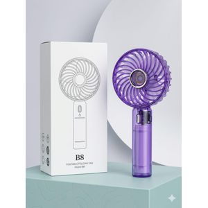 Mini Fan Portable USB Handheld Mini Fan- Purple