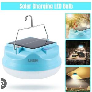 AD GALAXY Functional Solar Rechargeable Light Bulb - Multicolor
