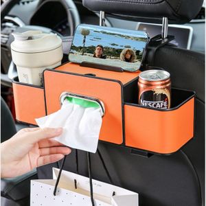 Multifunctional Car Organizer Rear Drainage Holder Storage Hanging Box In Car Bag For Stowing Tidy