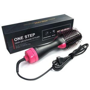 Yaticrab  Multifunction Hair Dryer Straightener Curler Blow Hot Brush Electric Comb Stretcher