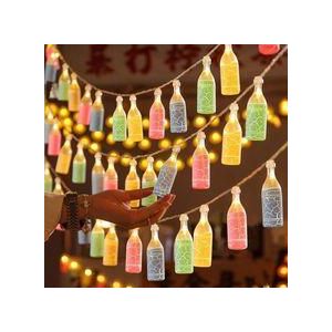 Solar Outdoor Light String LED Wine Bottle Light String Ambiance Light Decoration - 5m
