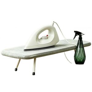 Complete Ironing Kit, Electric Clothes Iron + Foldable Ironing Board Table + Water Spray Bottle, Portable Household Garment Steamer Iron Set