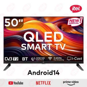 Itel Smart Tv 50 Qled smart Tv