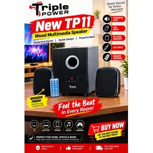 Djack Portable Mini Travel Pro Home Theatre System Player - Black