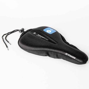 Decathlon 500 Saddle Cover Memoryfoam - Size L - Black