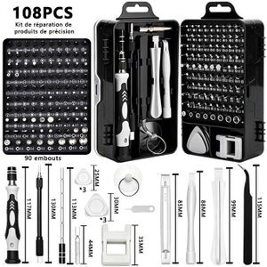 108Pcs Precision Screwdriver Set Multiple Bit Sizes for Phone & Precision Device Repair