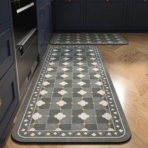 Home Doormat Bath Rug Office Floor Mat Kitchen Carpet kitchen floor mat household bathroom water-absorbing quick-drying floor mat - 40*60cm+40*120cm
