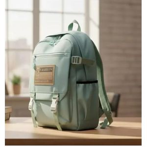 A Bonne Multicolour 4 in 1 School Backpack - Green