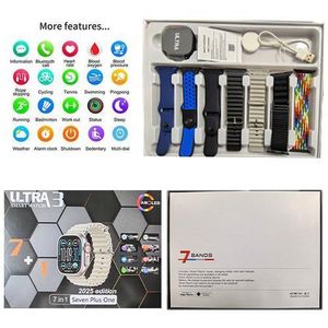 Series 10 Ultra3 7-in-1 Strap 2.2" Bluetooth Call Full Touchscreen Smartwatch- For Android and iOS