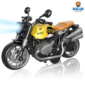 Digabi 1:12 Motorcycle Model, Alloy Die-Casting Toy Model Motorcycle for Kids 3 4 5 6 7 8 9 Years Old,  Toy Car, Motorcycle Collection, Gift