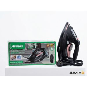 Avinas Electric Steam Iron – Non-Stick Soleplate, Fast Heating