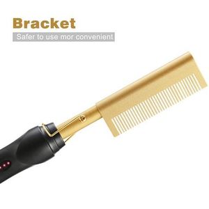 2-in-1 curly/straight dual-use copper comb