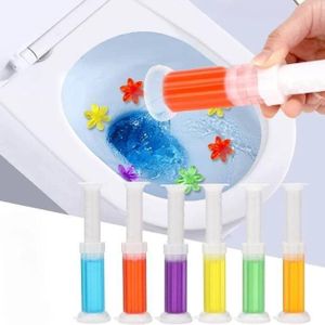Qz 6 pieces Air freshener toilet gel cleaner - Multi colour