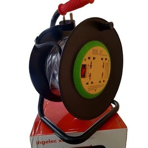 Heavy Duty 25 meter extension 2.5mm cord reel 
