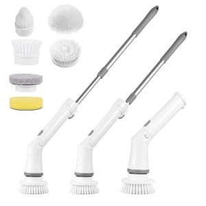 Electric Spin Cleaning Brush with 6 PCS Heads Cordless Portable