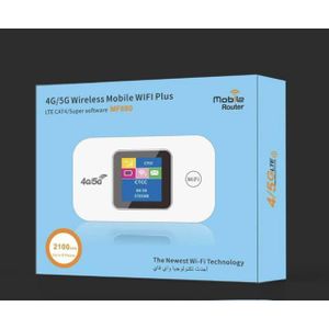 Universal pocket 4G/5G LTE mobile WiFi 150Mbps 2100 mAh battery signal - black