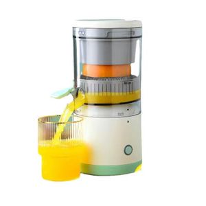 Portable Rechargeable Usb Citrus Juicer -green and White 