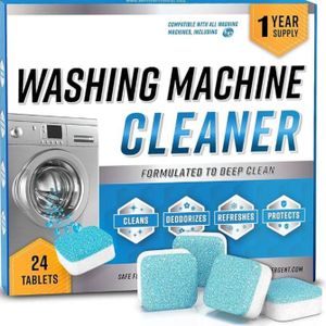 A & Shine 24pcs 2 in 1 Aromatic Washing Machine Cleaner - Multicolours
